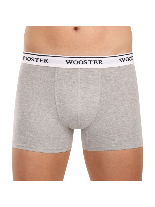 Wooster Sada tří - pánské boxerky Wooster šedé