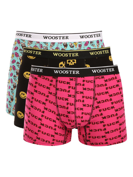 Wooster Sada tří - pánské boxerky Wooster vícebarevné