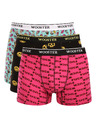 Wooster Sada tří - pánské boxerky Wooster vícebarevné