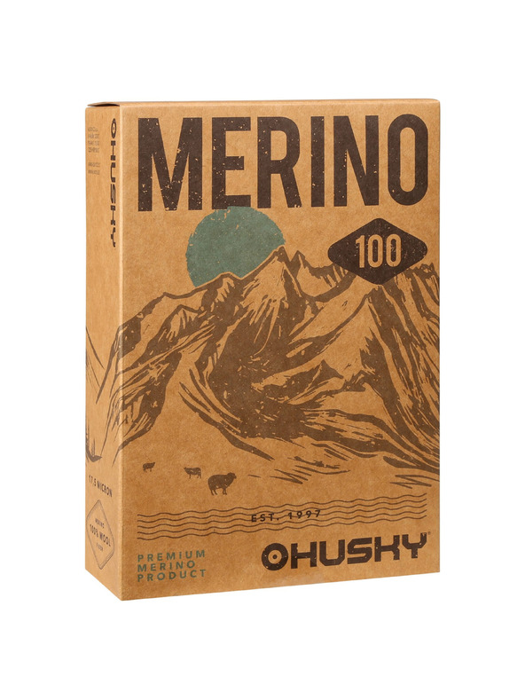 HUSKY Pánské termo spodky HUSKY MERCIE merino černé