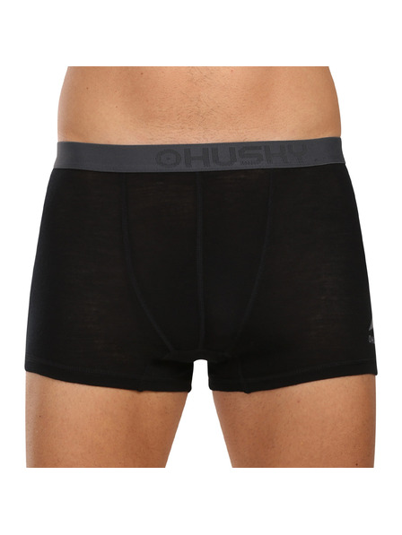 HUSKY Pánské boxerky HUSKY MEX merino černé