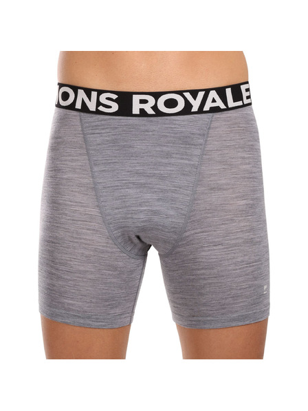 Mons Royale Pánské boxerky Mons Royale merino šedé