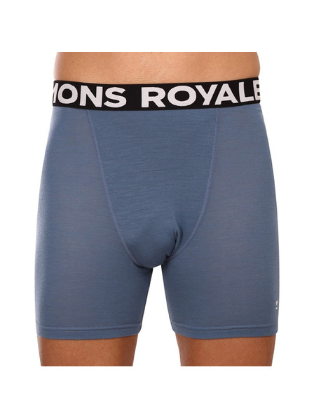 Mons Royale Pánské boxerky Mons Royale merino modré