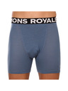 Mons Royale Pánské boxerky Mons Royale merino modré