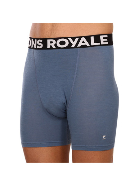 Mons Royale Pánské boxerky Mons Royale merino modré