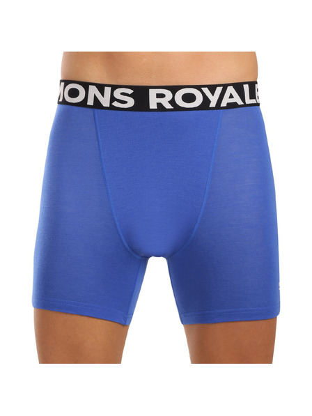 Mons Royale Pánské boxerky Mons Royale merino modré