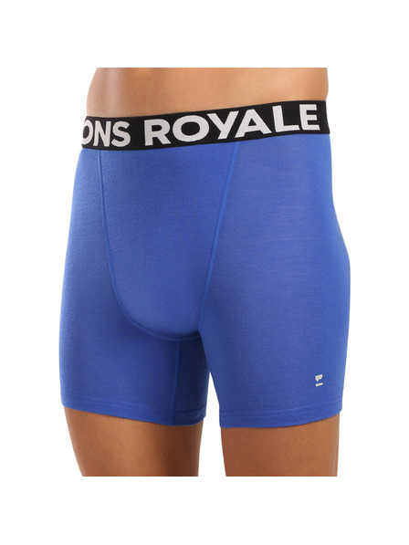 Mons Royale Pánské boxerky Mons Royale merino modré
