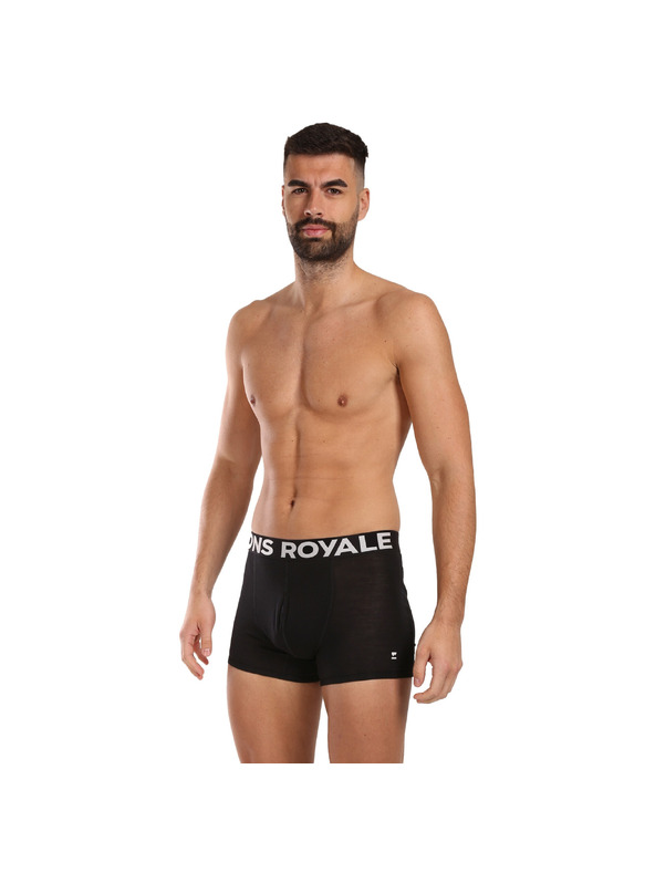Mons Royale Pánské boxerky Mons Royale černé