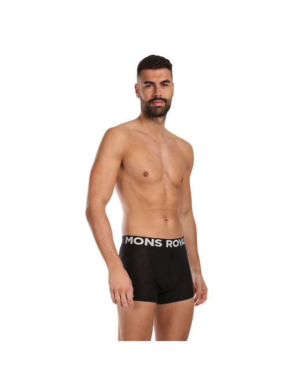 Mons Royale Pánské boxerky Mons Royale černé