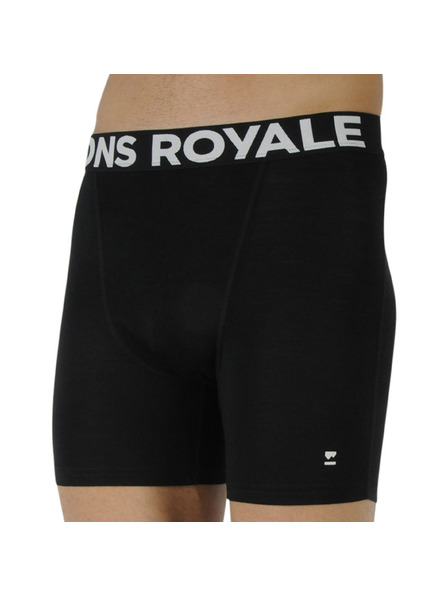 Mons Royale Pánské boxerky Mons Royale merino černé