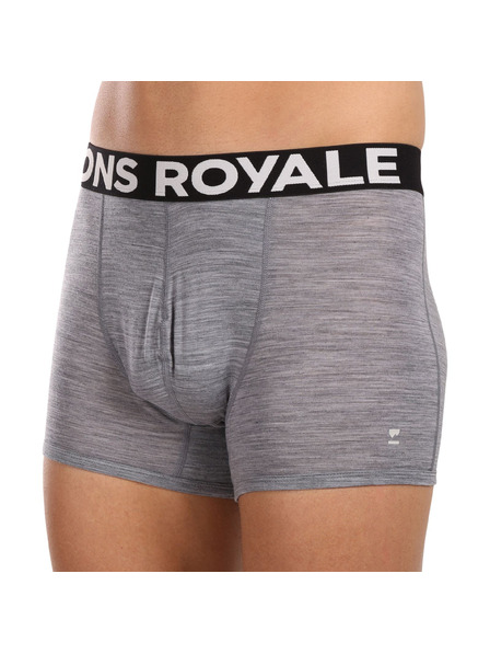 Mons Royale Pánské boxerky Mons Royale šedé