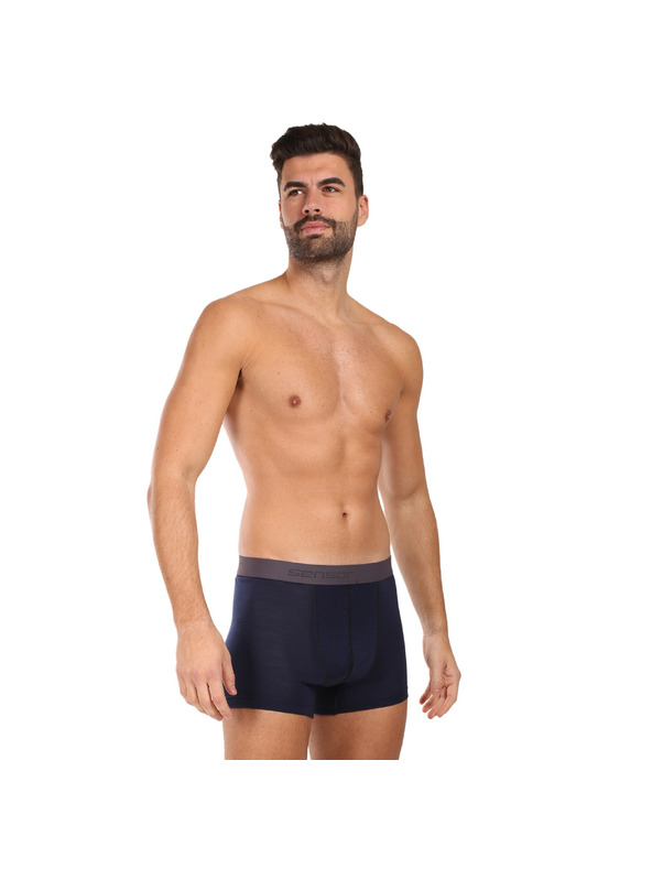 Sensor Pánské boxerky Sensor Active merino modré