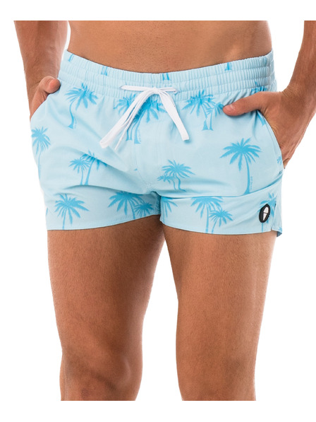 69slam Pánské plavky 69SLAM PALM BLUE