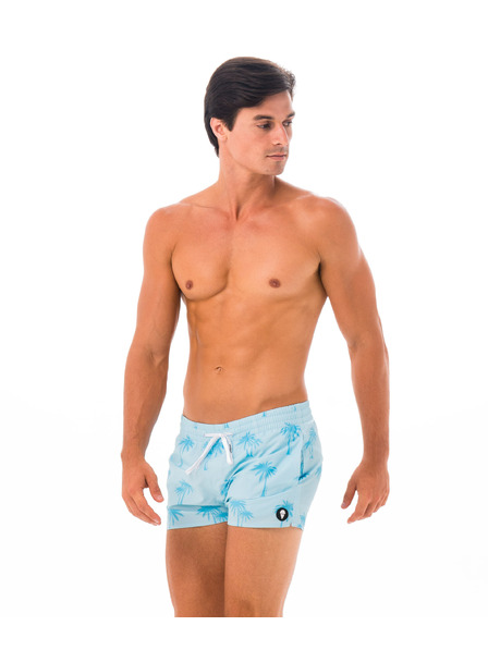 69slam Pánské plavky 69SLAM PALM BLUE