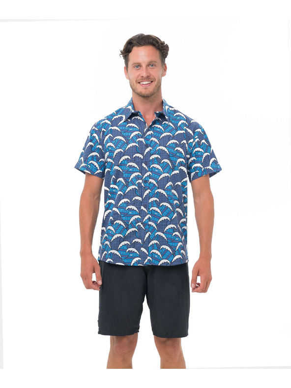 69slam Pánská košile 69SLAM BATIK WAVE