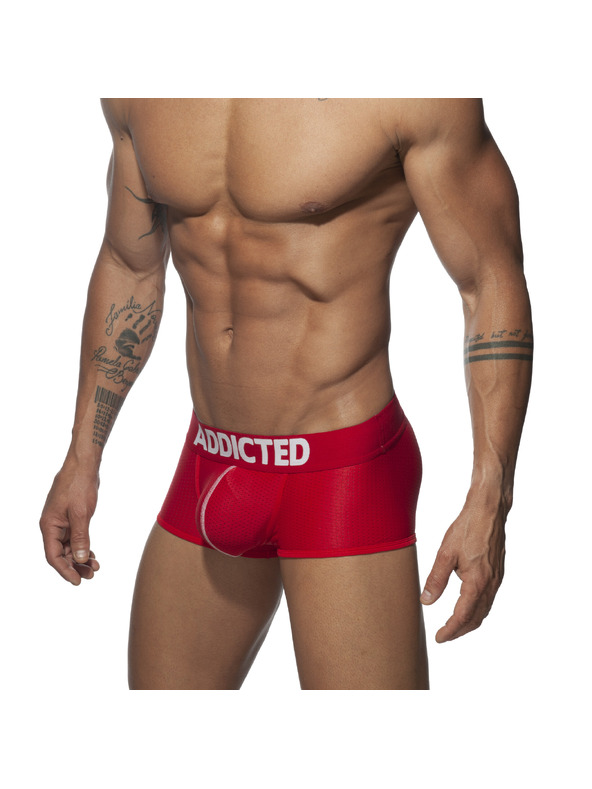 ADDICTED Pánské boxerky Addicted červené push up