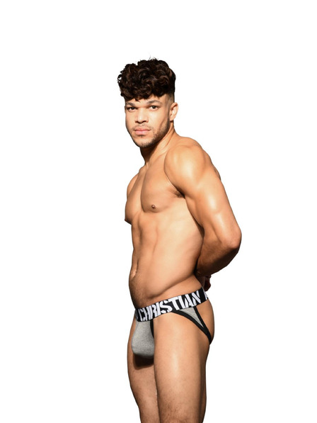 Andrew Christian Pánské jocksy Andrew Christian šedé DOORBUSTER!