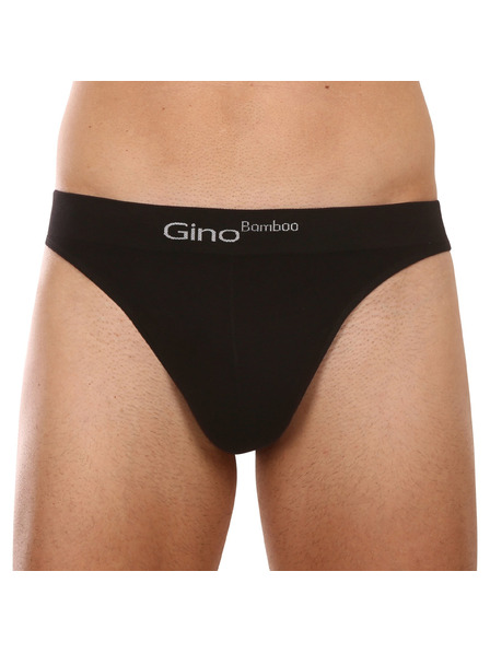 gino Pánská tanga Gino černé