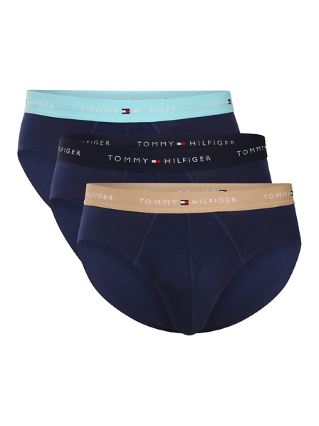 Tommy Hilfiger Sada tří - pánské slipy Tommy Hilfiger tmavě modré