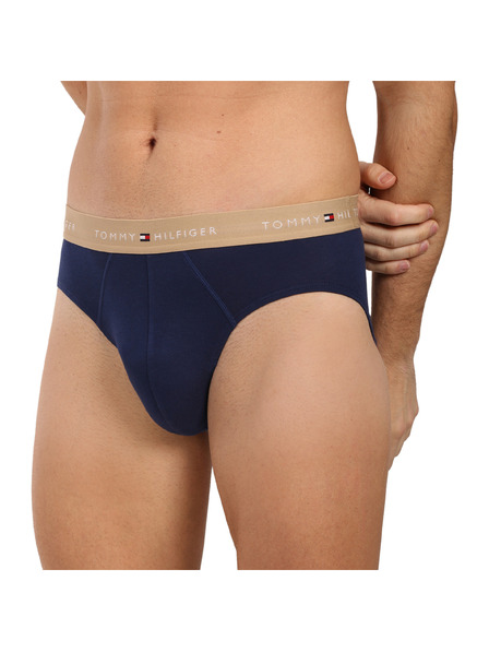Tommy Hilfiger Sada tří - pánské slipy Tommy Hilfiger tmavě modré