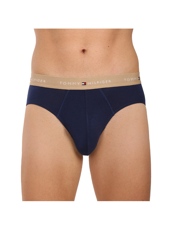 Tommy Hilfiger Sada tří - pánské slipy Tommy Hilfiger tmavě modré