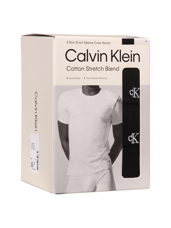 Calvin Klein Sada tří - pánské tričko Calvin Klein černé