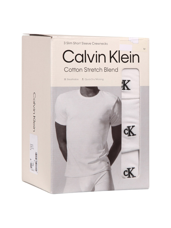 Calvin Klein Sada tří - pánské tričko Calvin Klein bílé