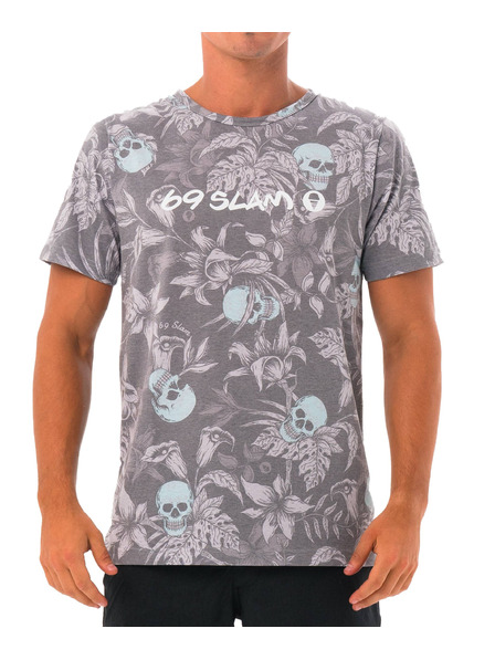 69slam Pánské tričko 69SLAM WILD GARDEN BLUE HANS