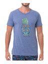 69slam Pánské tričko 69SLAM PINE SKULL BLUE