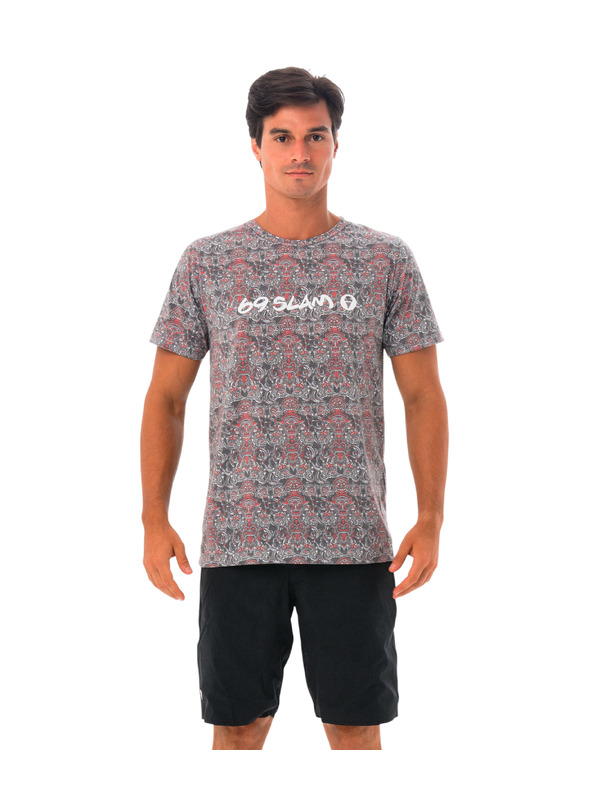 69slam Pánské tričko 69SLAM TOTEM MASK BLACK HANS