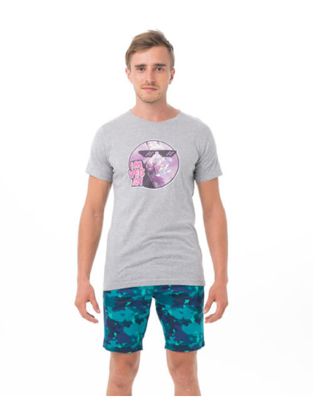 69slam Pánské tričko 69SLAM VEGAN RABBIT GREY