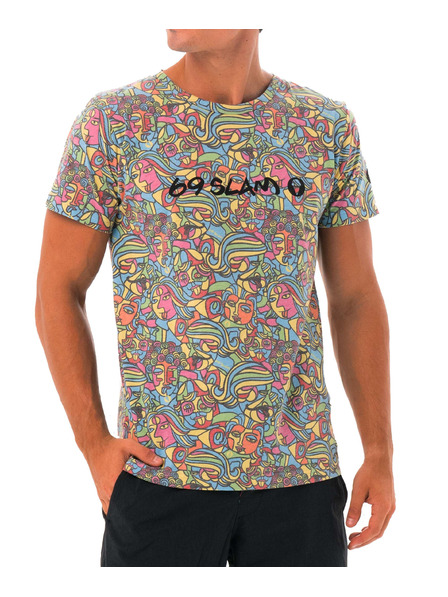 69slam Pánské tričko 69SLAM CUBISM MOCK