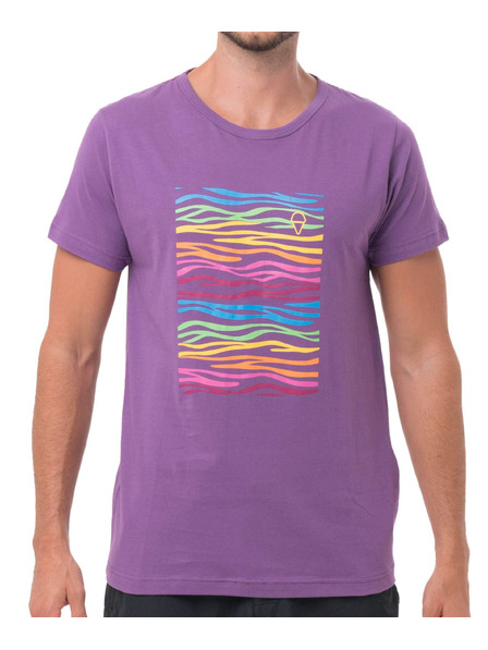 69slam Pánské tričko 69SLAM ZEBRA NEON PURPLE