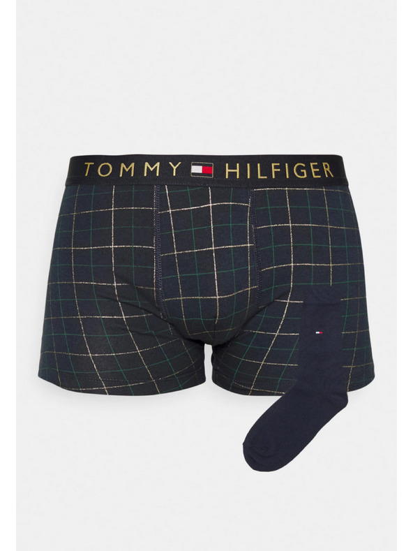 Tommy Hilfiger Poškozený obal - Pánský set Tommy Hilfiger boxerky a ponožky v dárkovém balení