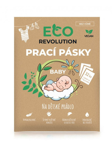 EcoRevolution Prací pásky EcoRevolution baby 32ks