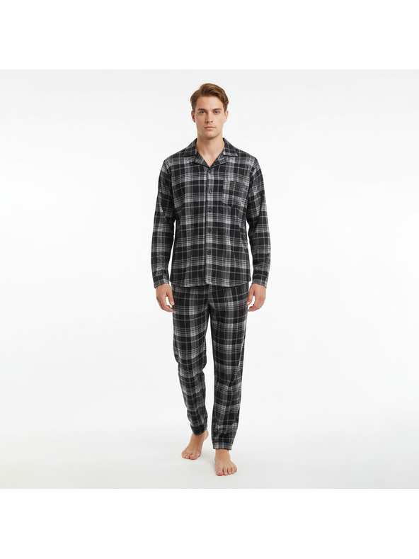 Gianvaglia Pánské pyžamo Gianvaglia vícebarevné (2502/black)