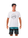 69slam Pánské tričko 69SLAM BUBBLE WHITE UPF +30