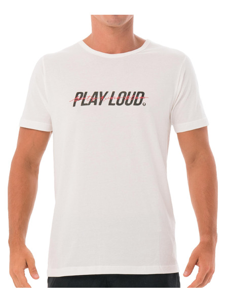 69slam Pánské tričko 69SLAM PLAYLOUD WHITE DNA