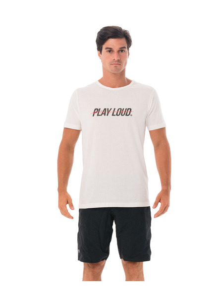 69slam Pánské tričko 69SLAM PLAYLOUD WHITE DNA