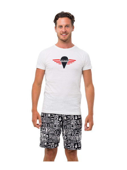 69slam Pánské tričko 69SLAM GI NINE WHITE