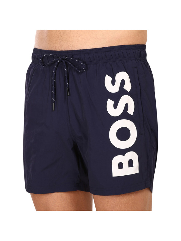 BOSS Tmavě modré pánské plavky HUGO BOSS Octopus