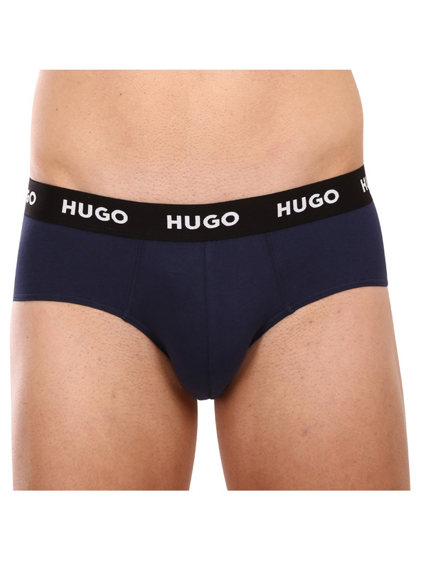 HUGO Sada tří pánských slipů HUGO