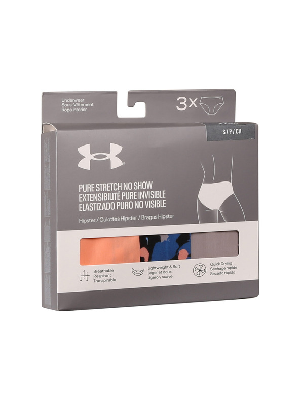 Under Armour Dámské kalhotky Under Armour UA Pure Stretch NS Nov HIP (3ks)