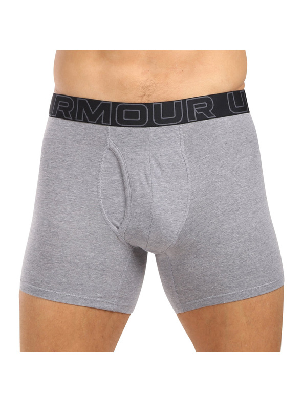 Under Armour Pánské boxerky Under Armour M UA Perf Cotton Nov 6in (3ks)