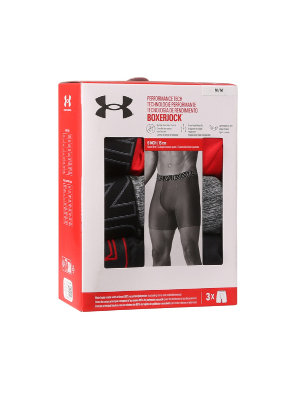 Under Armour Pánské boxerky Under Armour M UA Perf Tech 6in (3ks)