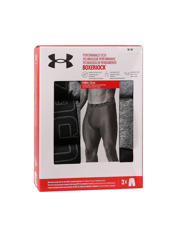 Under Armour Pánské boxerky Under Armour M UA Perf Tech 9in (3ks)