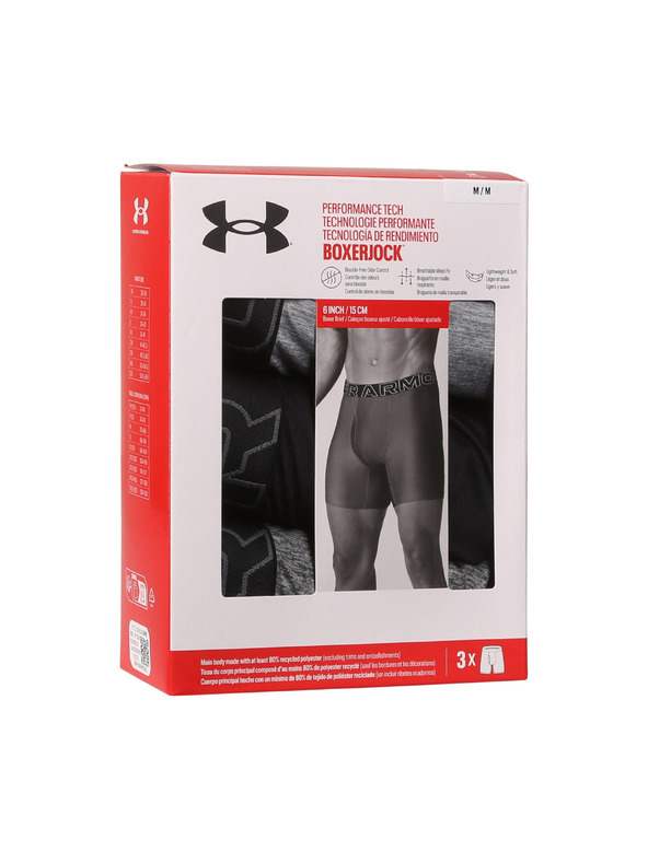 Under Armour Pánské boxerky Under Armour M UA Perf Tech 6in (3ks)
