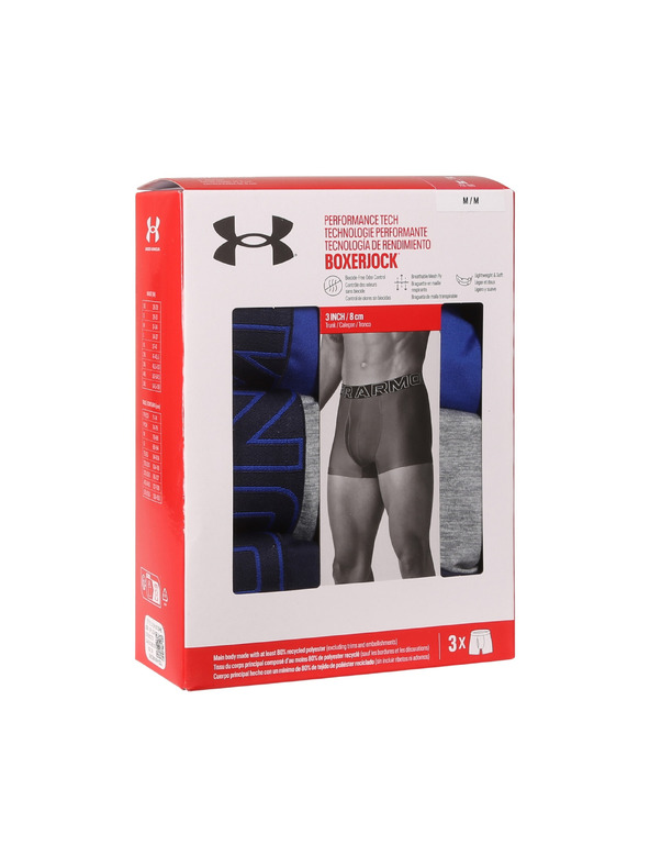 Under Armour Pánské boxerky Under Armour M UA Perf Tech 3in (3ks)