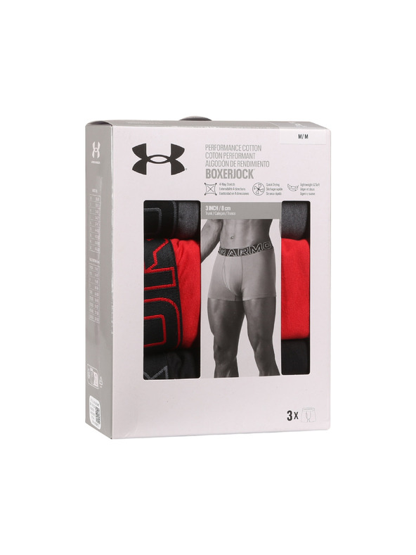 Under Armour Pánské boxerky Under Armour M UA Perf Cotton 3in (3ks)