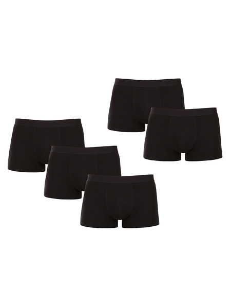 Jack & Jones Sada pěti černých boxerek Jack & Jones Tone